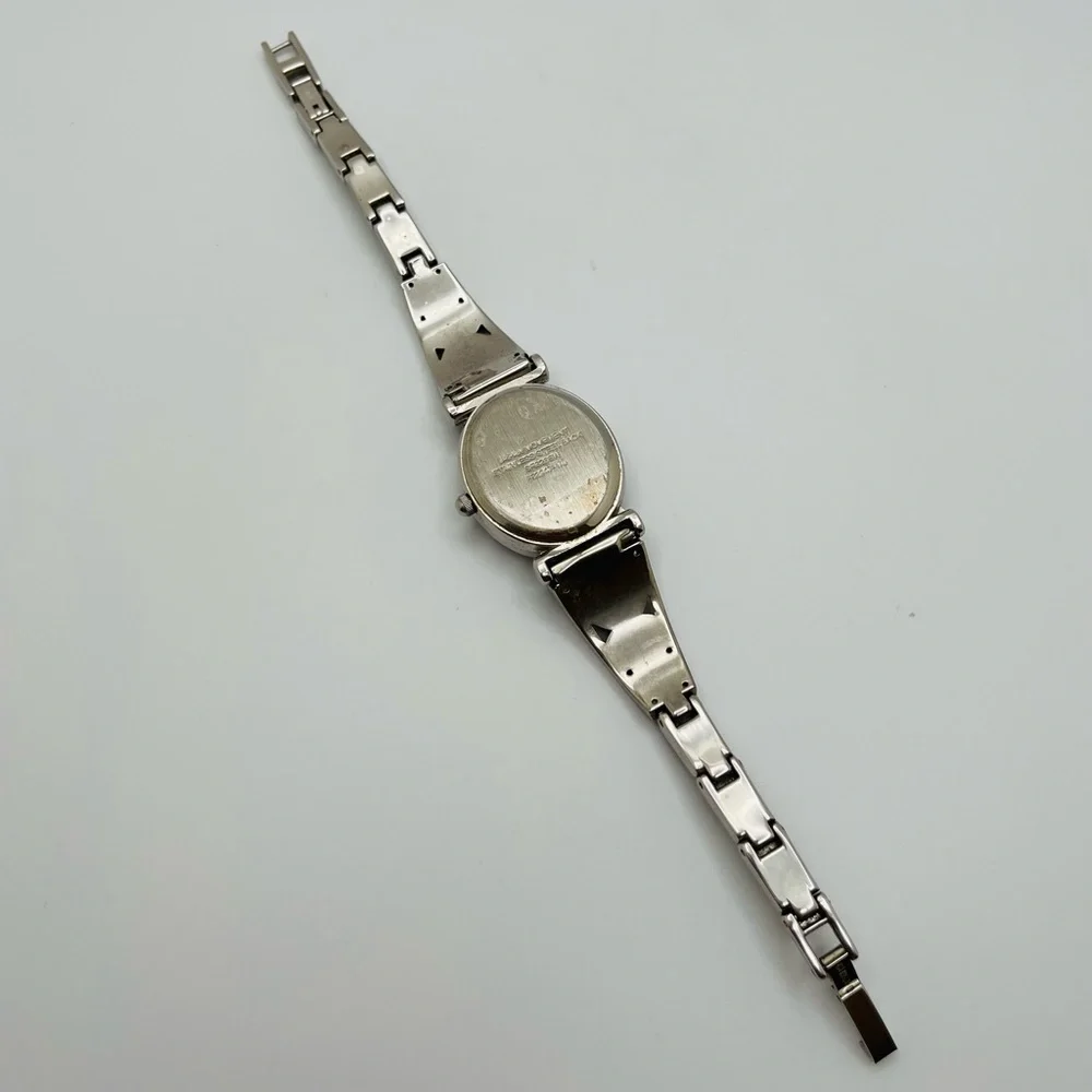 Quartz Watch with Mother of Pearl Heart Accents